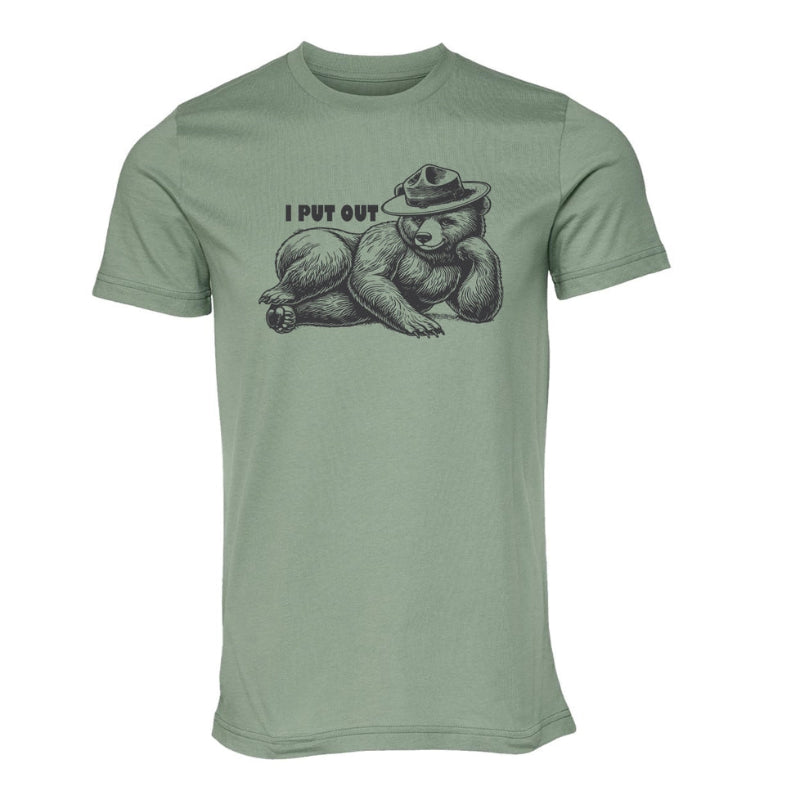 Ales to Trails I Put Out Park Ranger Vintage T-Shirt | Gray 