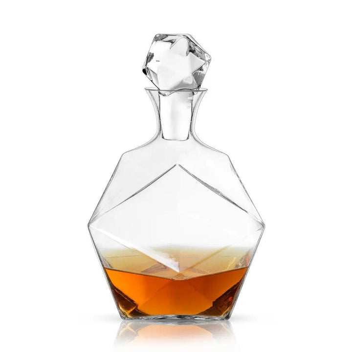 Viski SenecaT™ Faceted Crystal Liquor Decanter