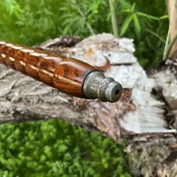 Titan Damascus Handmade Peace Pipe