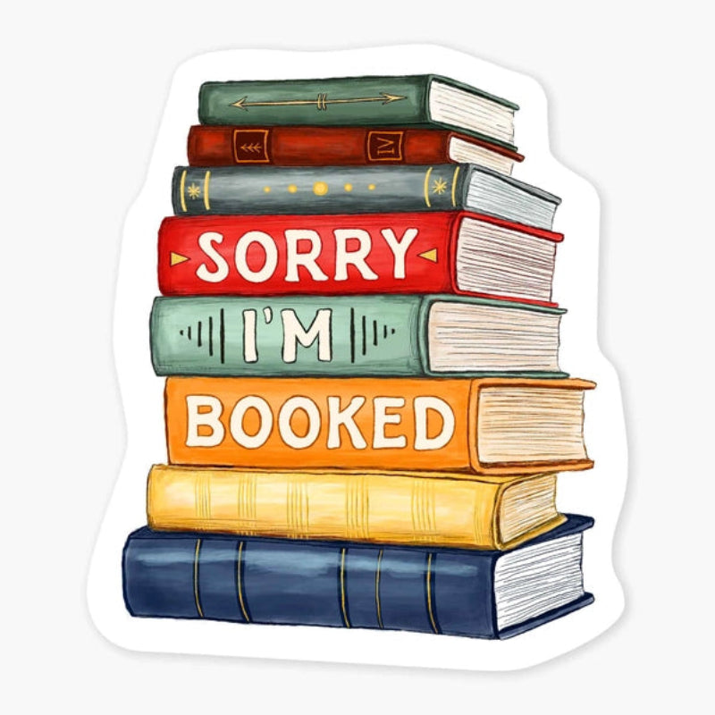 Nice Enough Sticker Booked 3" Art Sticker