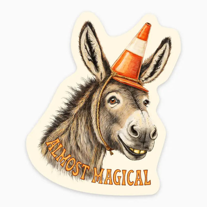 Nice Enough Sticker Almost Magical 3" Art Sticker
