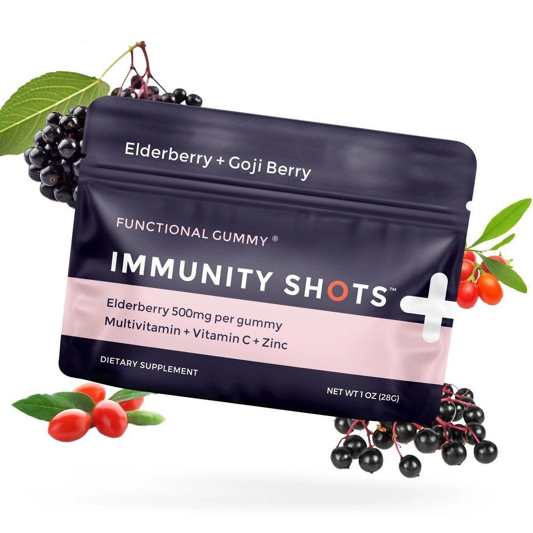 Immunity Shots Elderberry Goji Berry Multivitamin