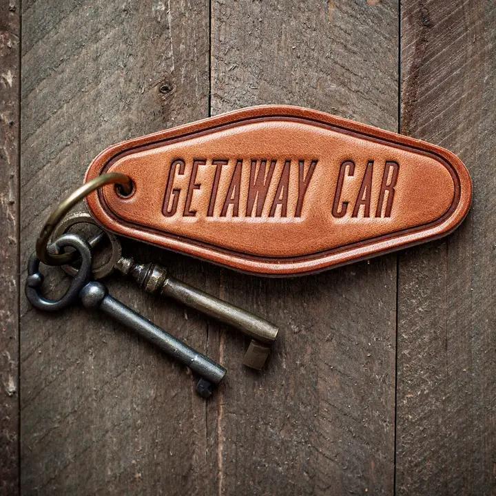 Leather Keychain
