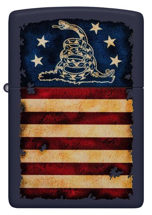 Zippo Dont Tread on Me® Vintage Flag Windproof Lighter