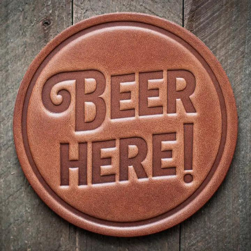Sugarhouse Leather Coaster 