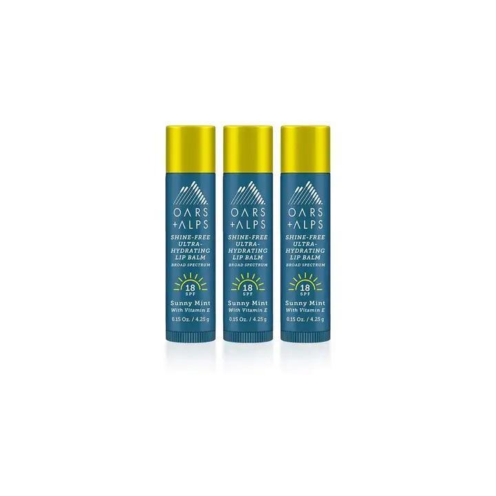 Oars + Alps Shine-Free SPF 18 Lip Balm – Sunny Mint