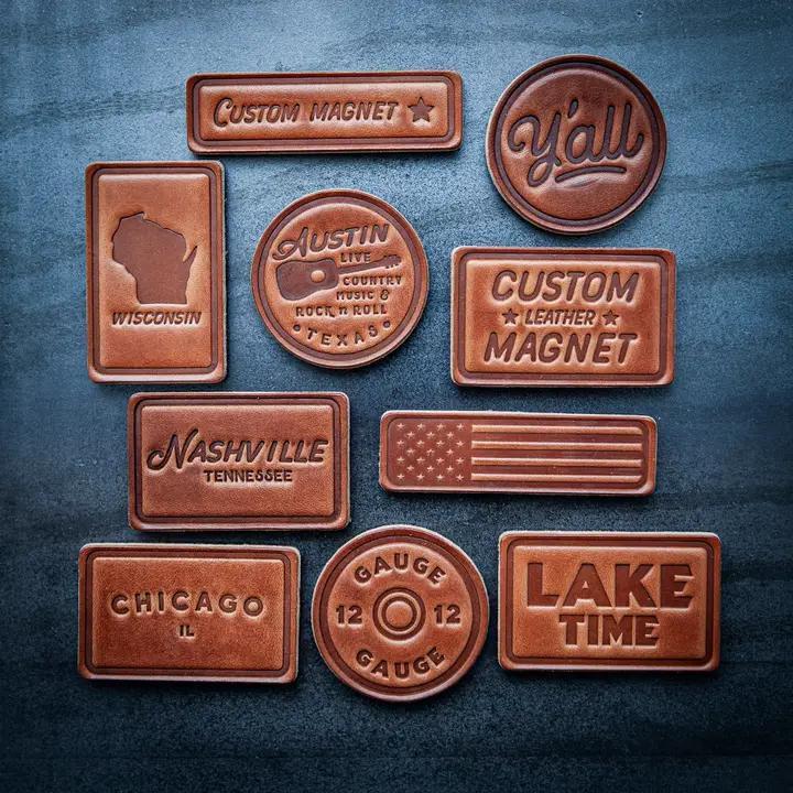 Leather Magnets