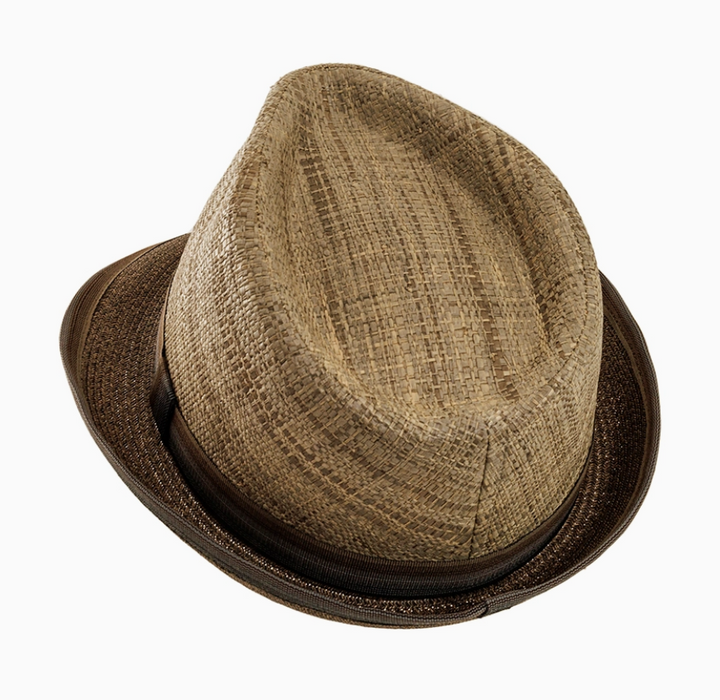 American Hat Maker- Straw Fedora Hat