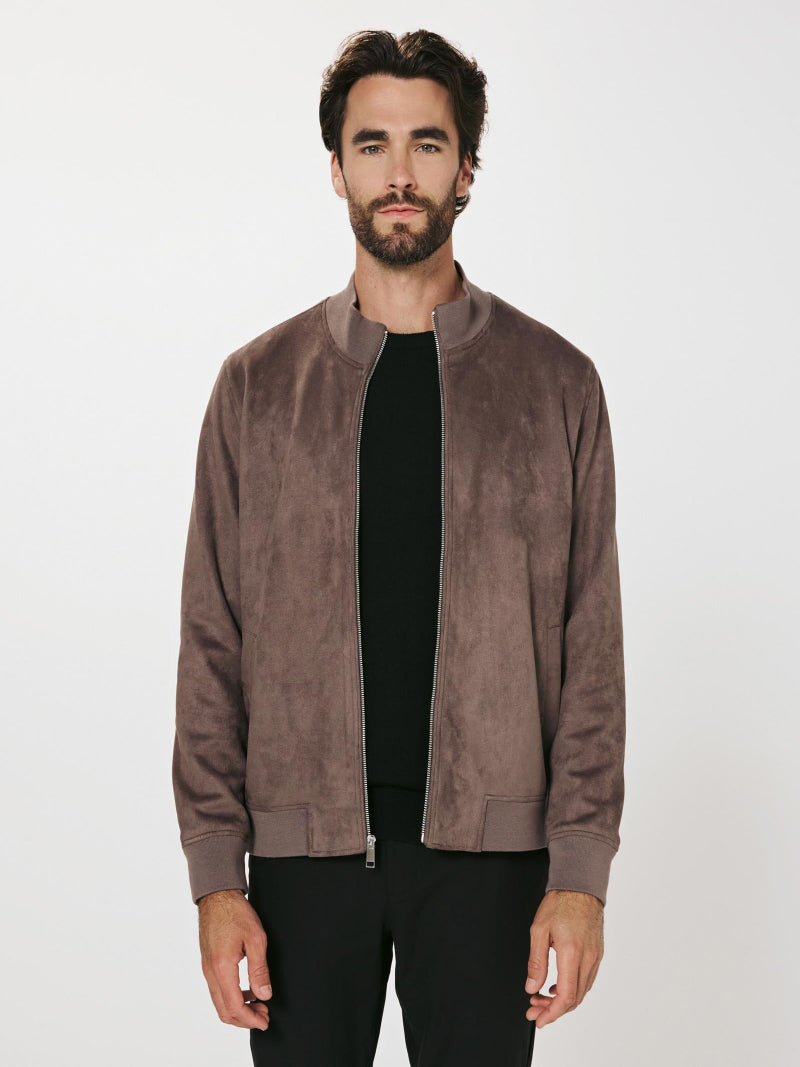 7 Diamonds Dylan Suede Jacket - Front View