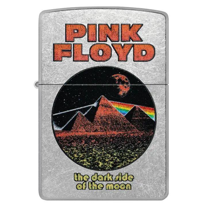 Zippo Pink Floyd Pyramids Street Chrome Windproof Lighter