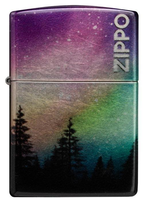 Zippo Colorful Sky 540 Tumbled Chrome Windproof Lighter