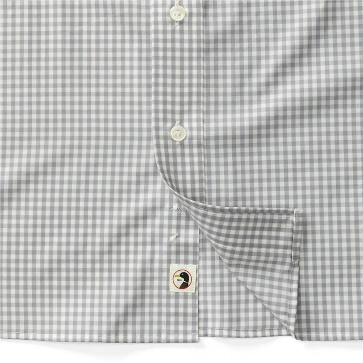 Duckhead LS Walton Performance Gingham Shirt - Ultimate Grey