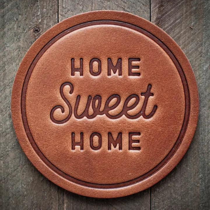 Sugarhouse Leather Coaster 