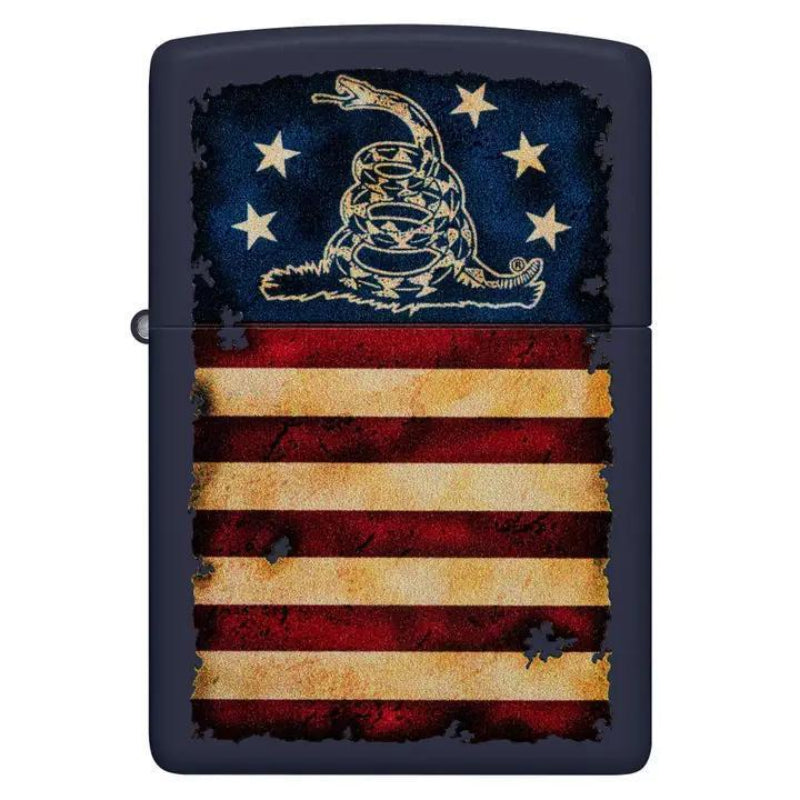 Zippo Don't Tread on Me Vintage Flag Windproof Lighter