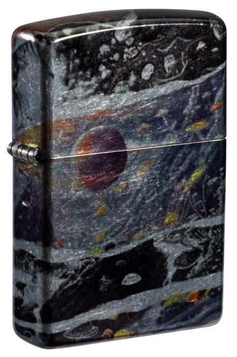 Zippo Fusion Galaxy 540 Tumbled Chrome Windproof Lighter