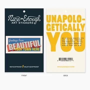 Beautiful Chelan Name Drop Sticker