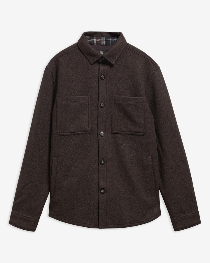 Barbour Marlow Tailored Wool Blend Overshirt