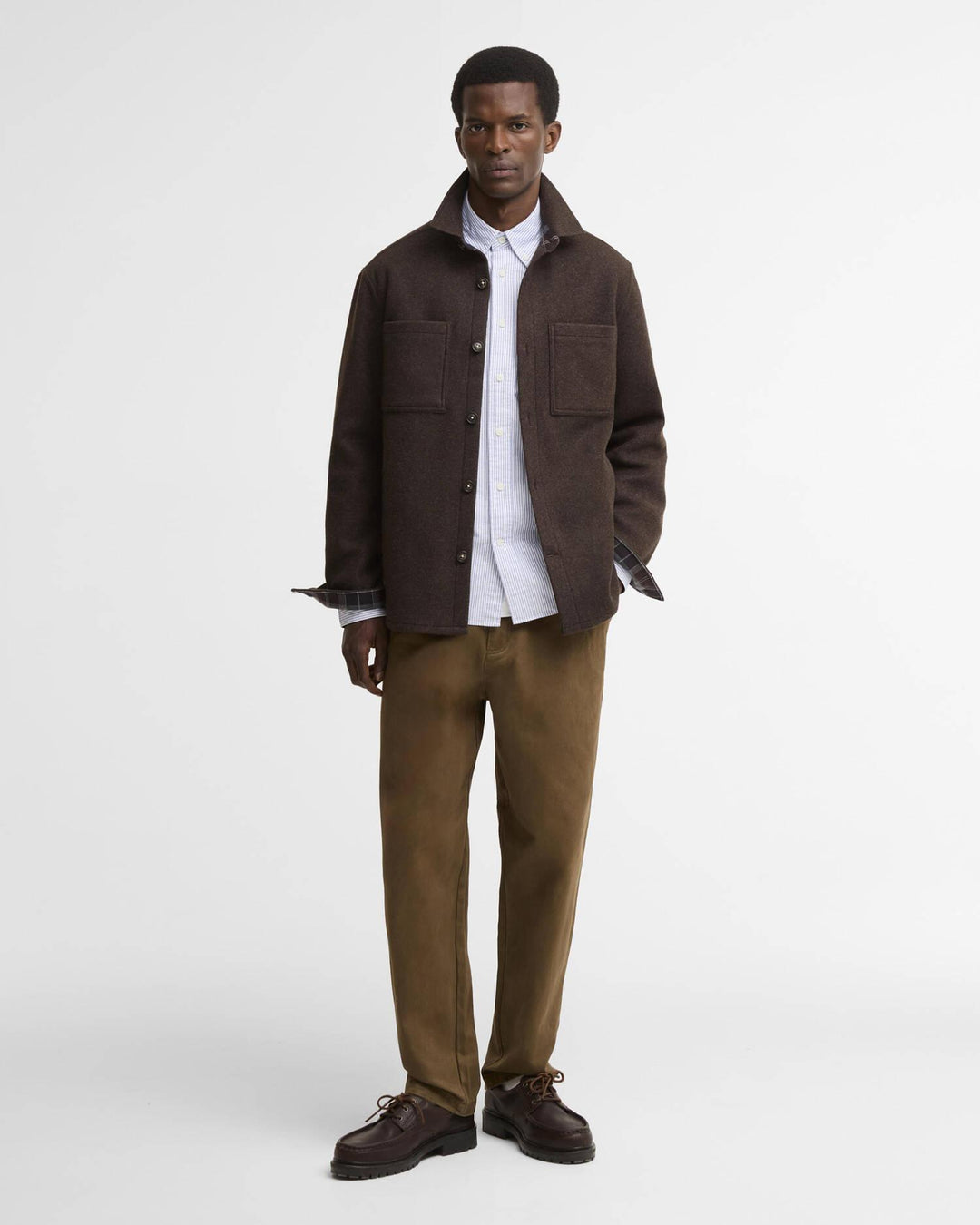 Barbour Marlow Tailored Wool Blend Overshirt