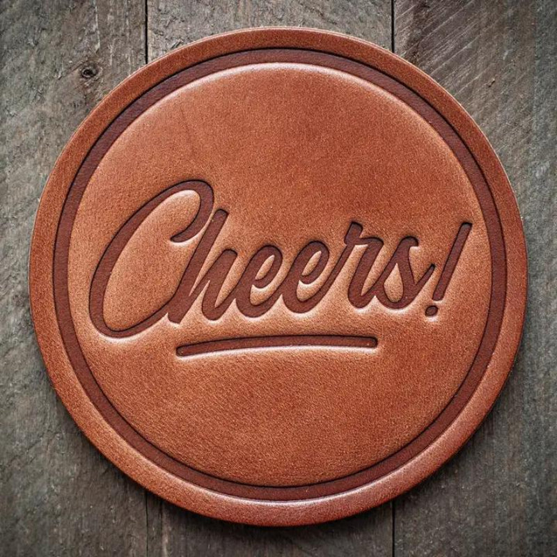Sugarhouse Leather Coaster 