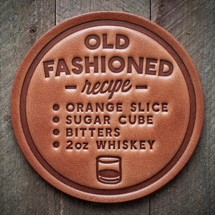 Sugarhouse Leather Coaster 
