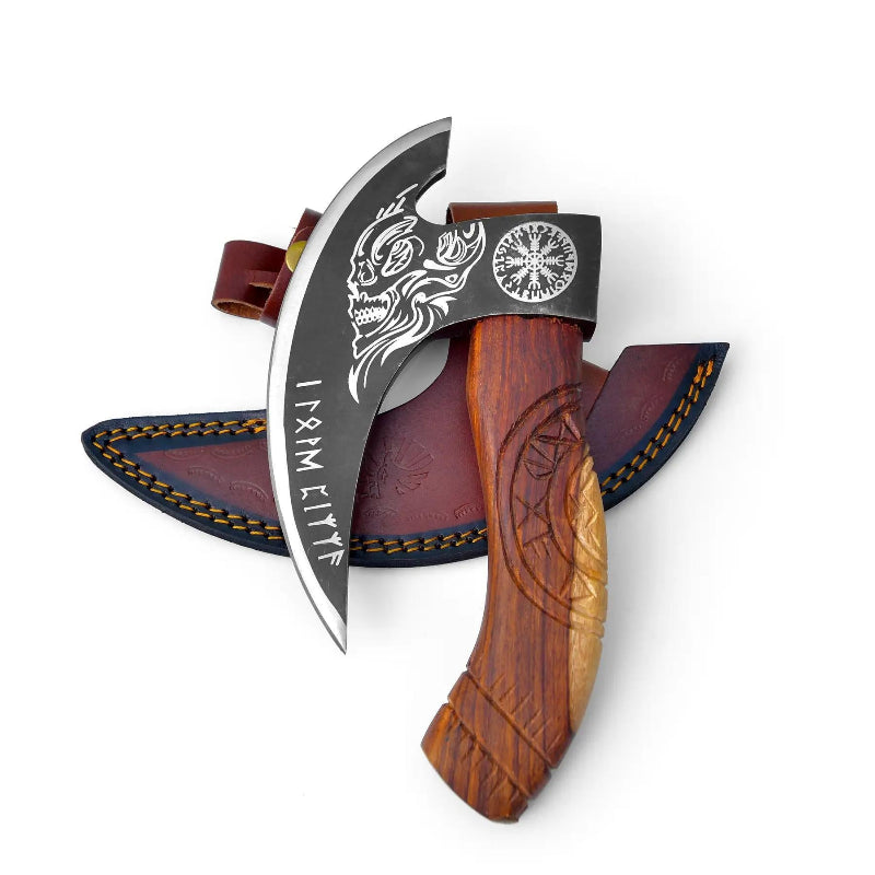 Titan International Pizza Cutter &amp; Leather Hand Axe Sheath - Titan Nordic
Raven