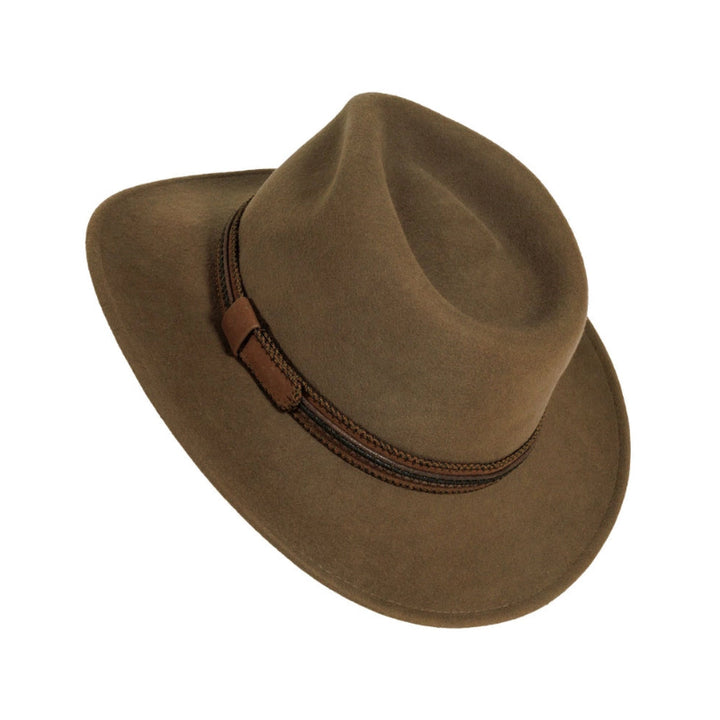 American Hat Makers Zion Crushable Wool Felt Outback Hat