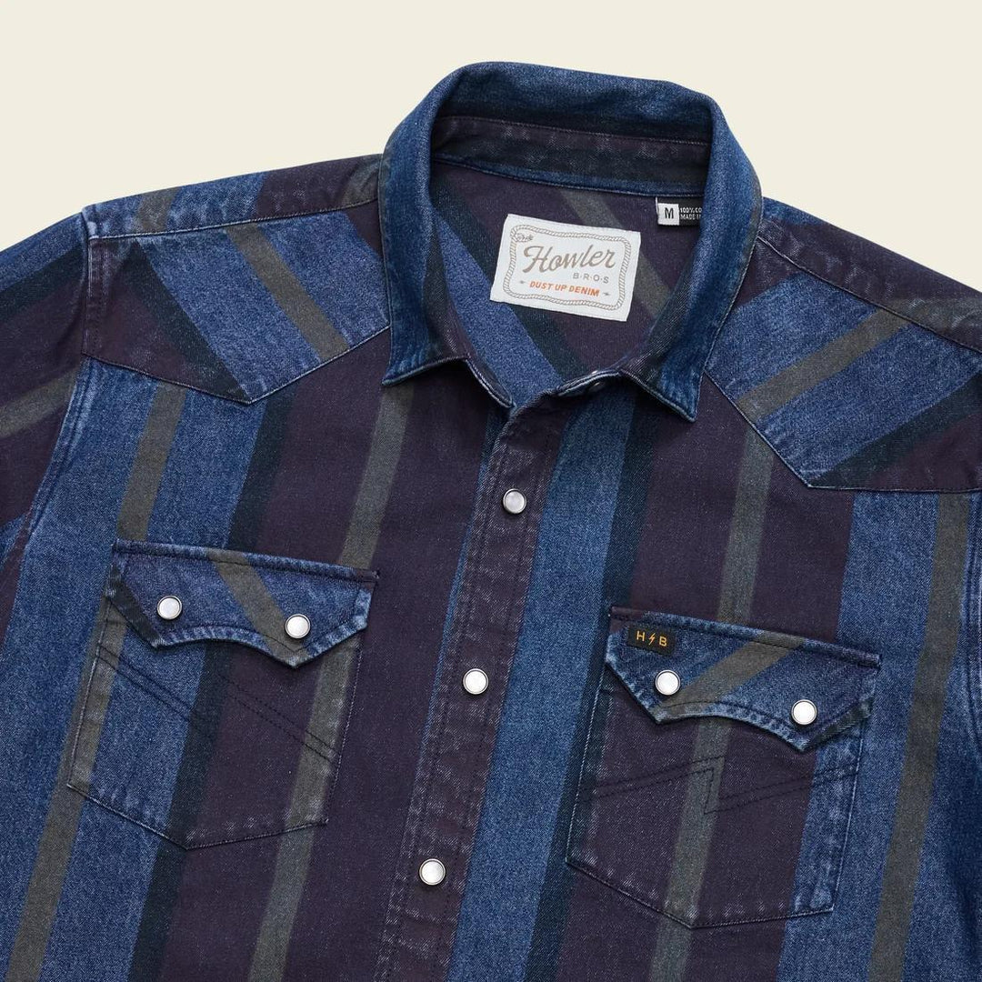 Howler Brothers Dust Up Denim Snapshirt