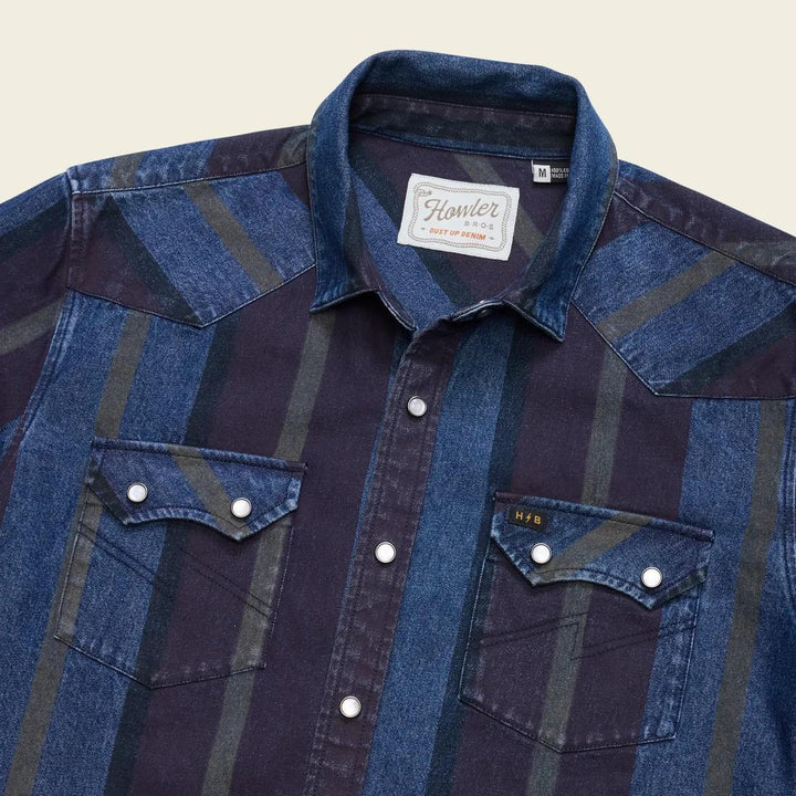 Howler Brothers Dust Up Denim Snapshirt