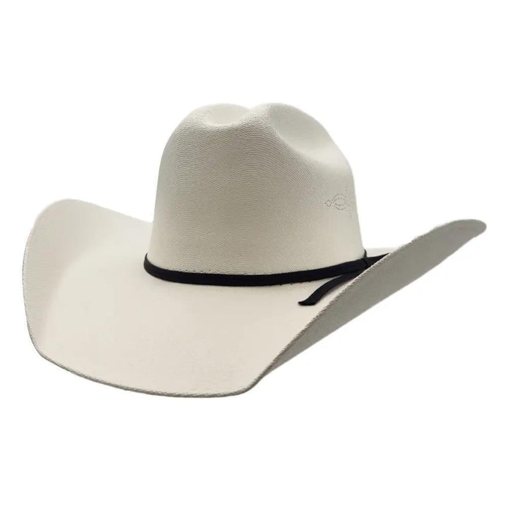 American Hat Makers Western Cowboy Hat - Style Pioneer | White
