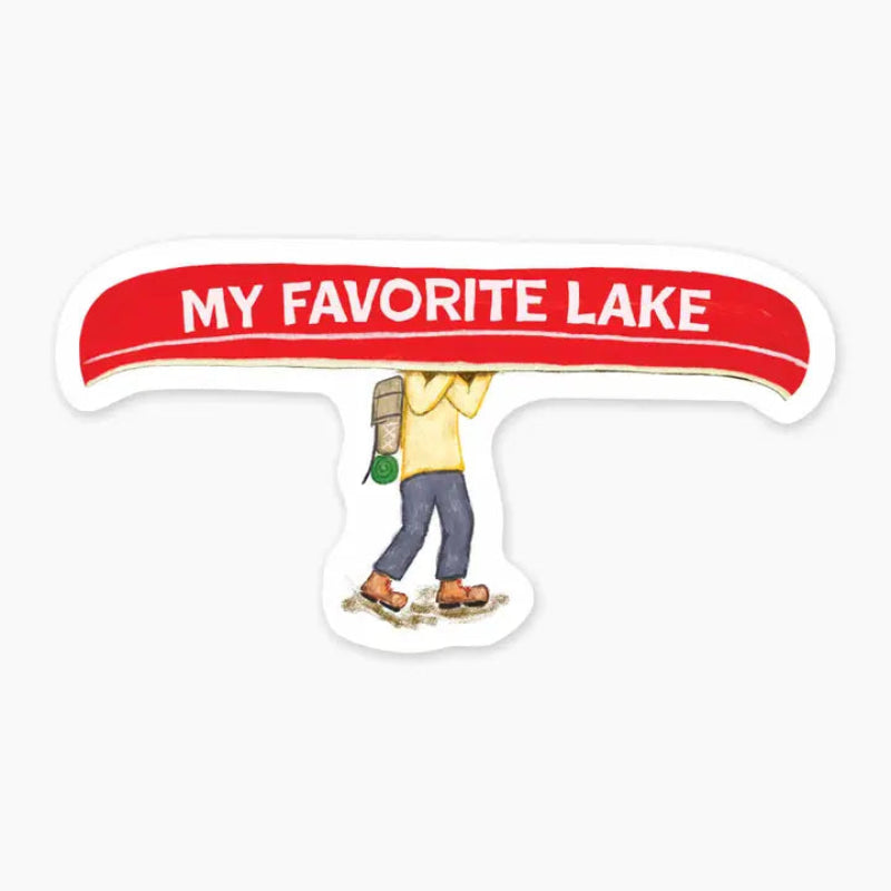 Nice Enough Stickers Portage 3" Name Drop Sticker Lake Chelan
