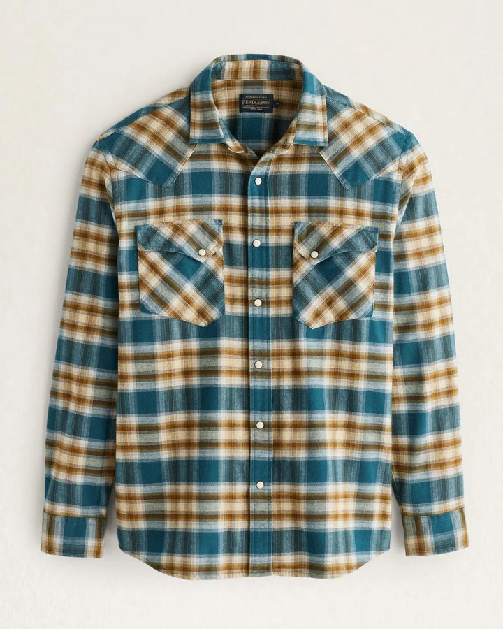Pendleton Wyatt Snap Front Cotton Shirt