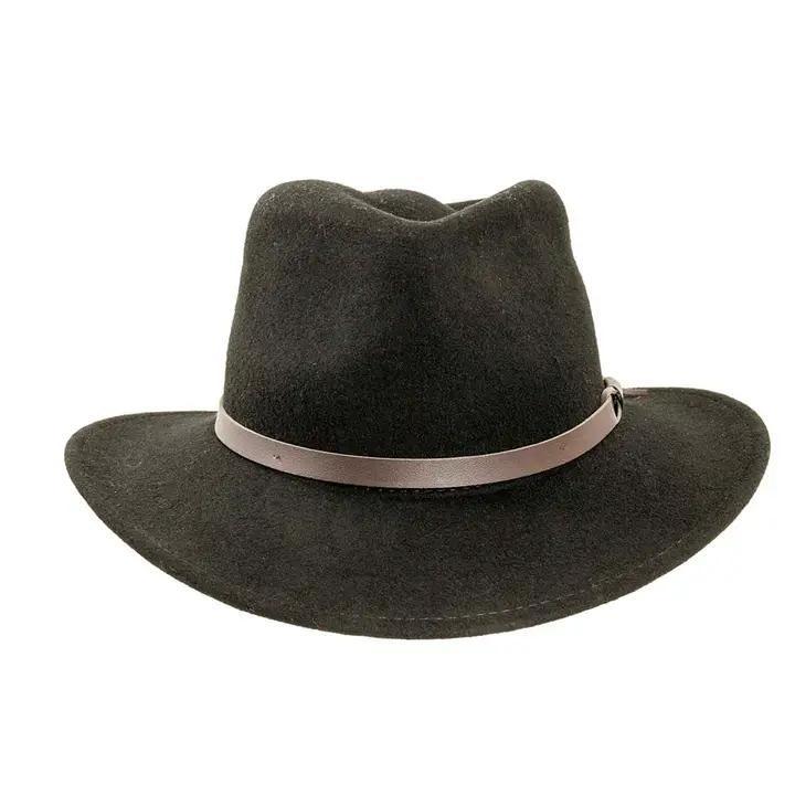American Hat Makers Pathfinder Crushable Wool Felt Outback Hat
