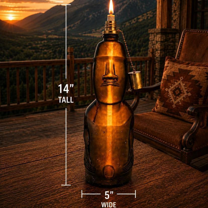 Last Call Bottle Co Capel Pisco Reservado® 1000 mL Bottle Tiki Oil Light