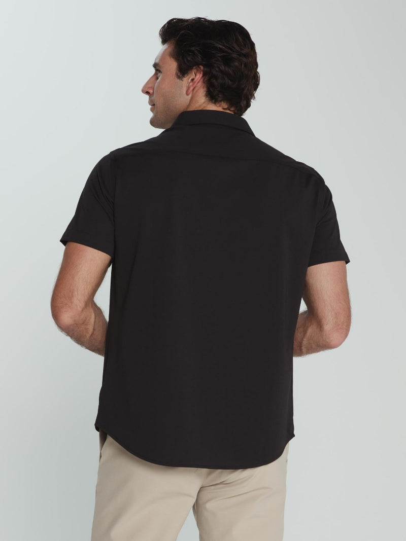 7 Diamonds Girona Short Sleeve Shirt Black