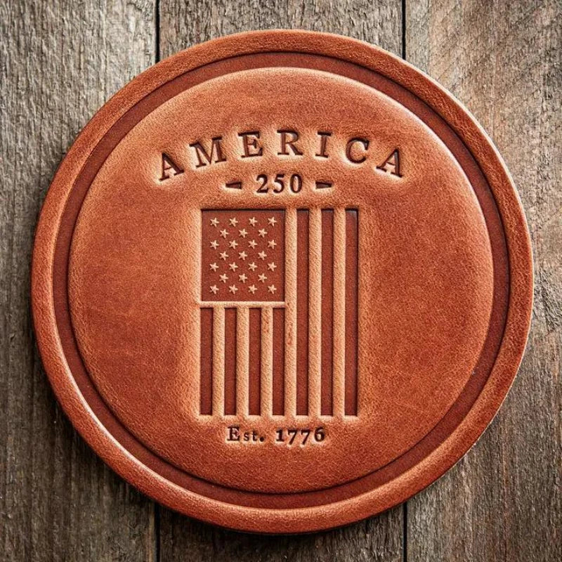 Sugarhouse Leather Coaster 