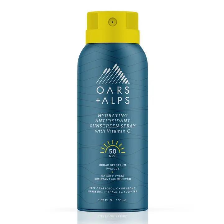 Oars + Alps Travel Size Hydrating Antioxidant SPF 50 Spray