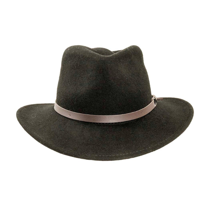 American Hat Makers Pathfinder Crushable Wool Felt Outback Hat