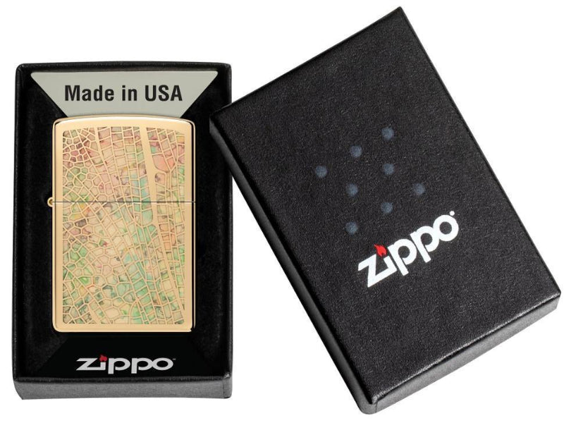 Zippo Dragonfly Wing High Polish Brass Windproof Lighter