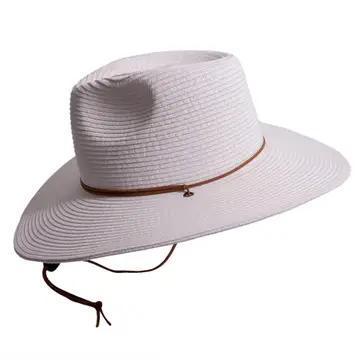 American Hat Makers Felix Safari Wide Brim Straw Sun Hat