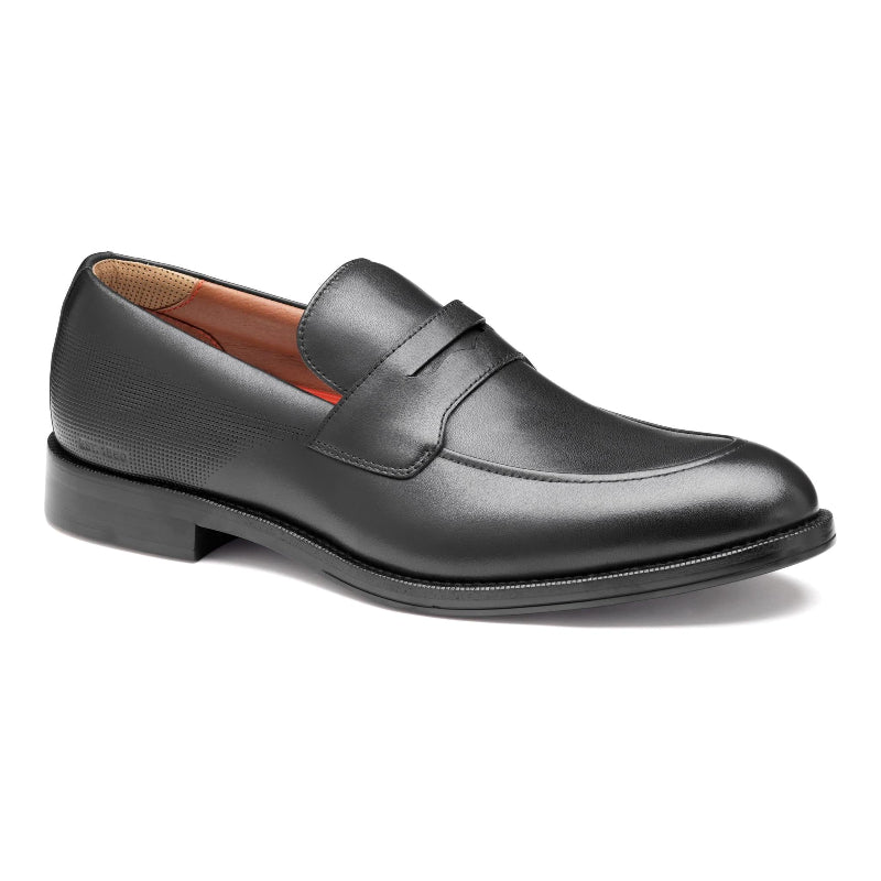Johnston &amp; Murphy XC+ Copley Penny Loafer Black - Front View