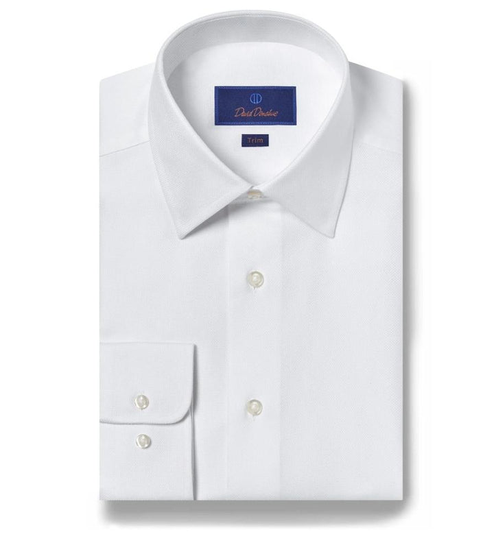 David Donahue Royal Oxford Trim Fit Dress Shirt