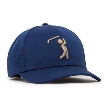 Bogey Bros Bogeyman Navy/Tan Performance Golf Hat