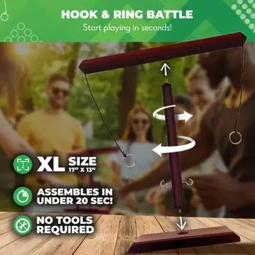 Battle Hooks - 2 Player Hook &amp; Ring Game | default - 
