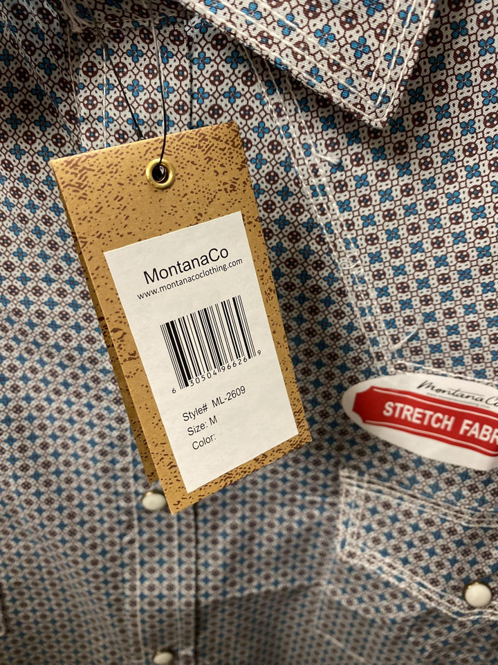 Montana Co LS Stretch Triple Needle Stitch