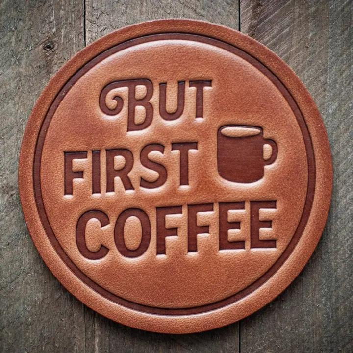 Sugarhouse Leather Coaster 