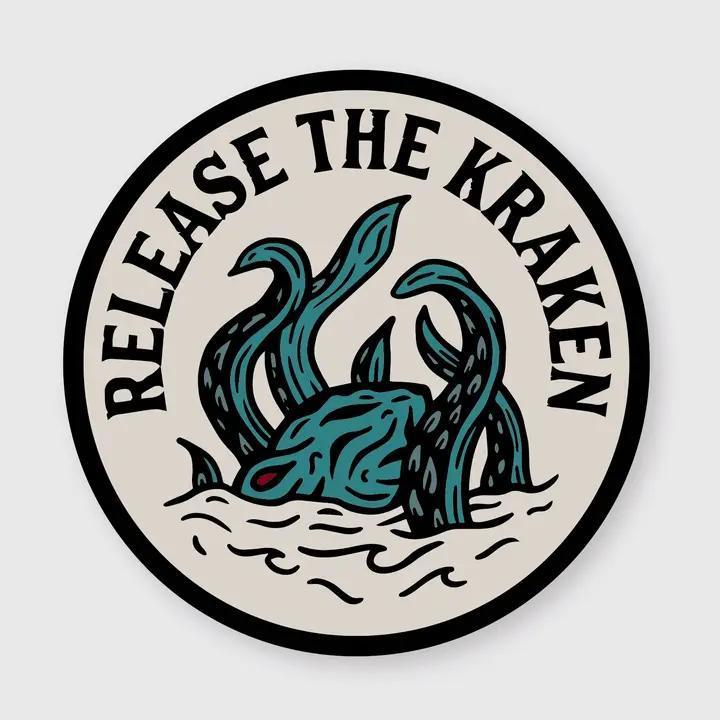 Pike Street Press Release The Kraken Sticker