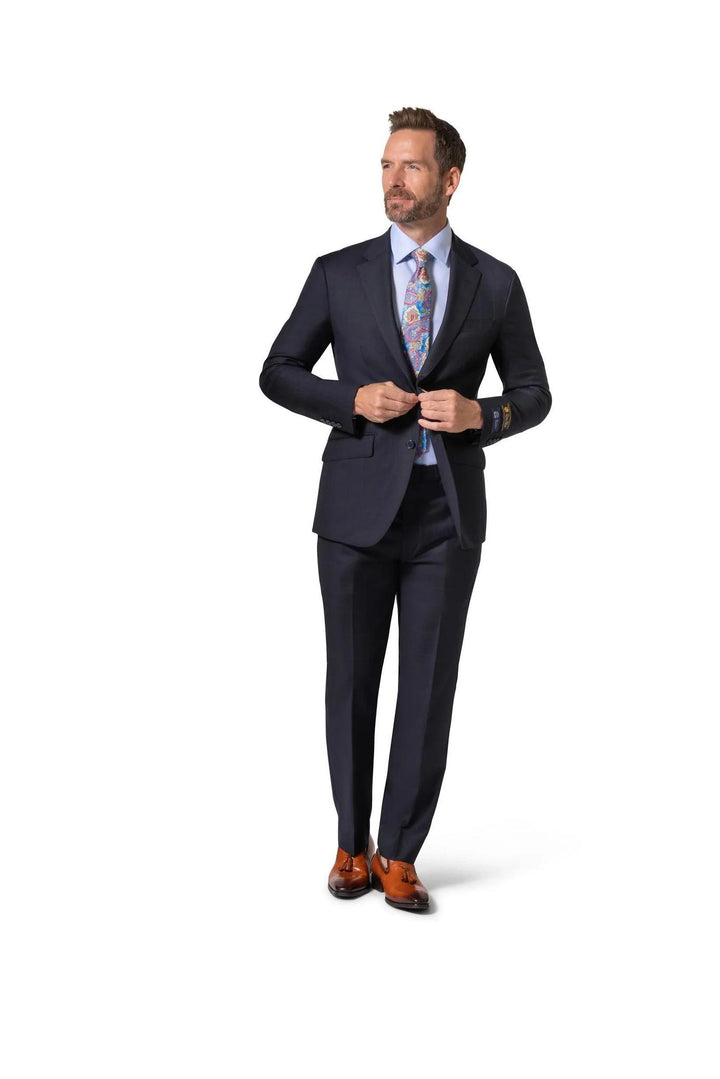 Bergamo Elegant - Faille Wool Solid Suit Modern Fit 10015.200
