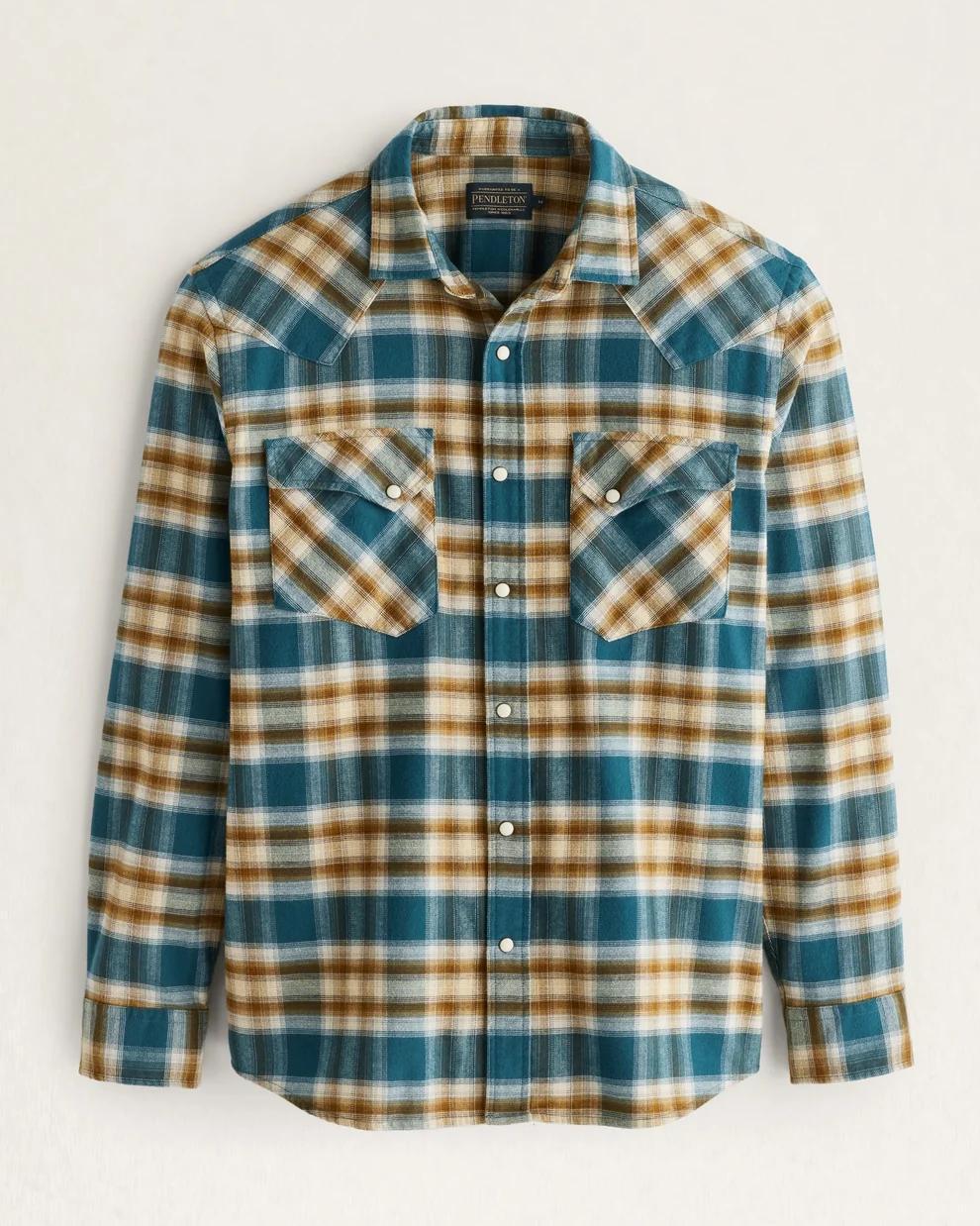 Pendleton Wyatt Snap Front Cotton Shirt