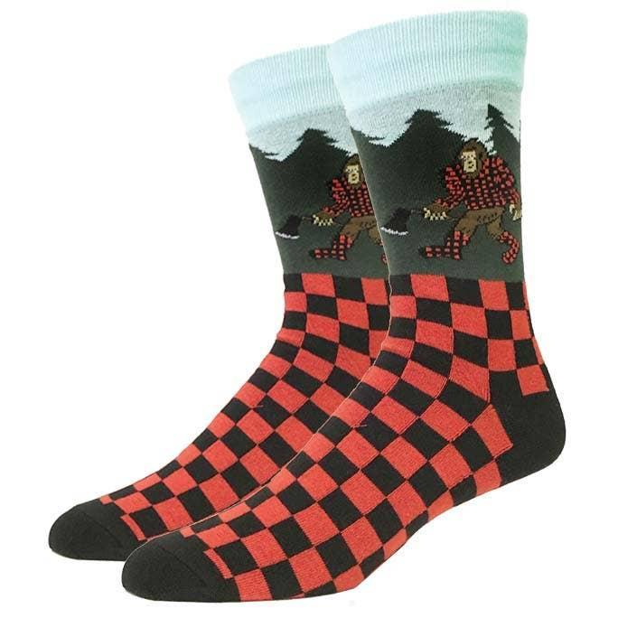 Lumberjack Bigfoot Socks Red