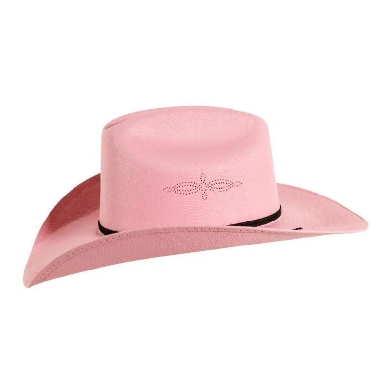 American Hat Makers Western Cowboy Hat - Style Pioneer | Pink